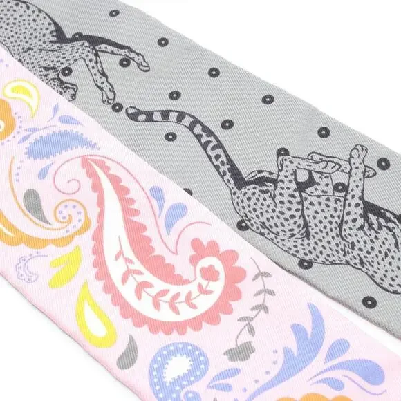 HERMES Authentic Pink Silk